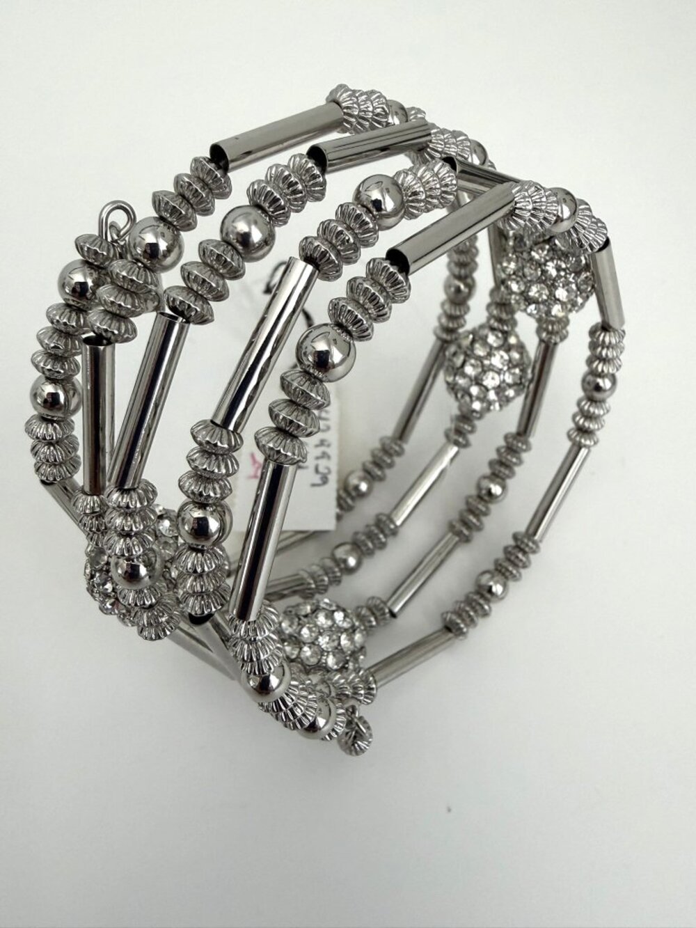 Chico's Silver and Rhinestone Bracelet